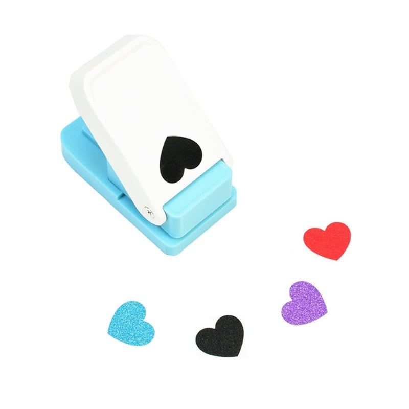 kawendite Cady Handmade Scrapbooking 1-1/2 Inch 38mm Heart Paper Punches Size Craft Lever Punch Embossing Puncher Punch (1.5Inch Heart) - Image 1